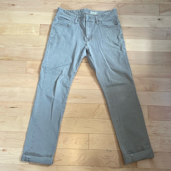 Uniqlo Skinny Fit Stretch Light Tan Denim 32x29 - Picture 1 of 3